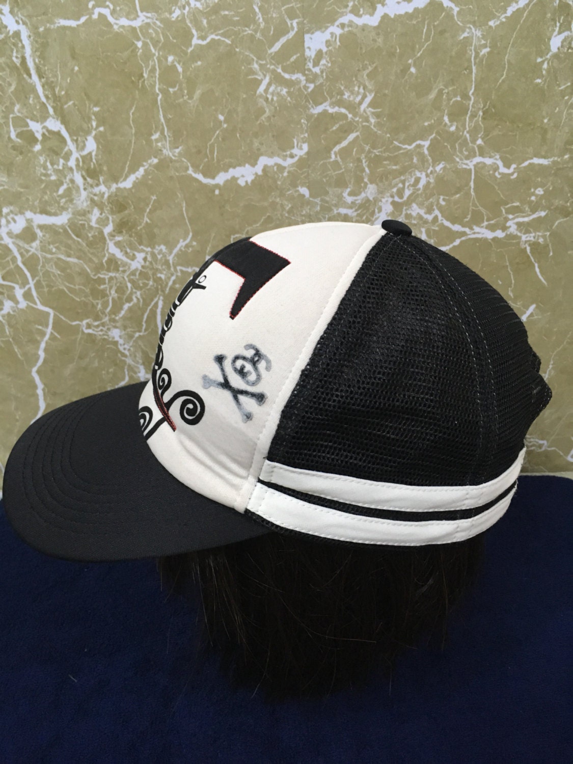 VINTAGE OLD STUSSY No4 FIT BALL CAP