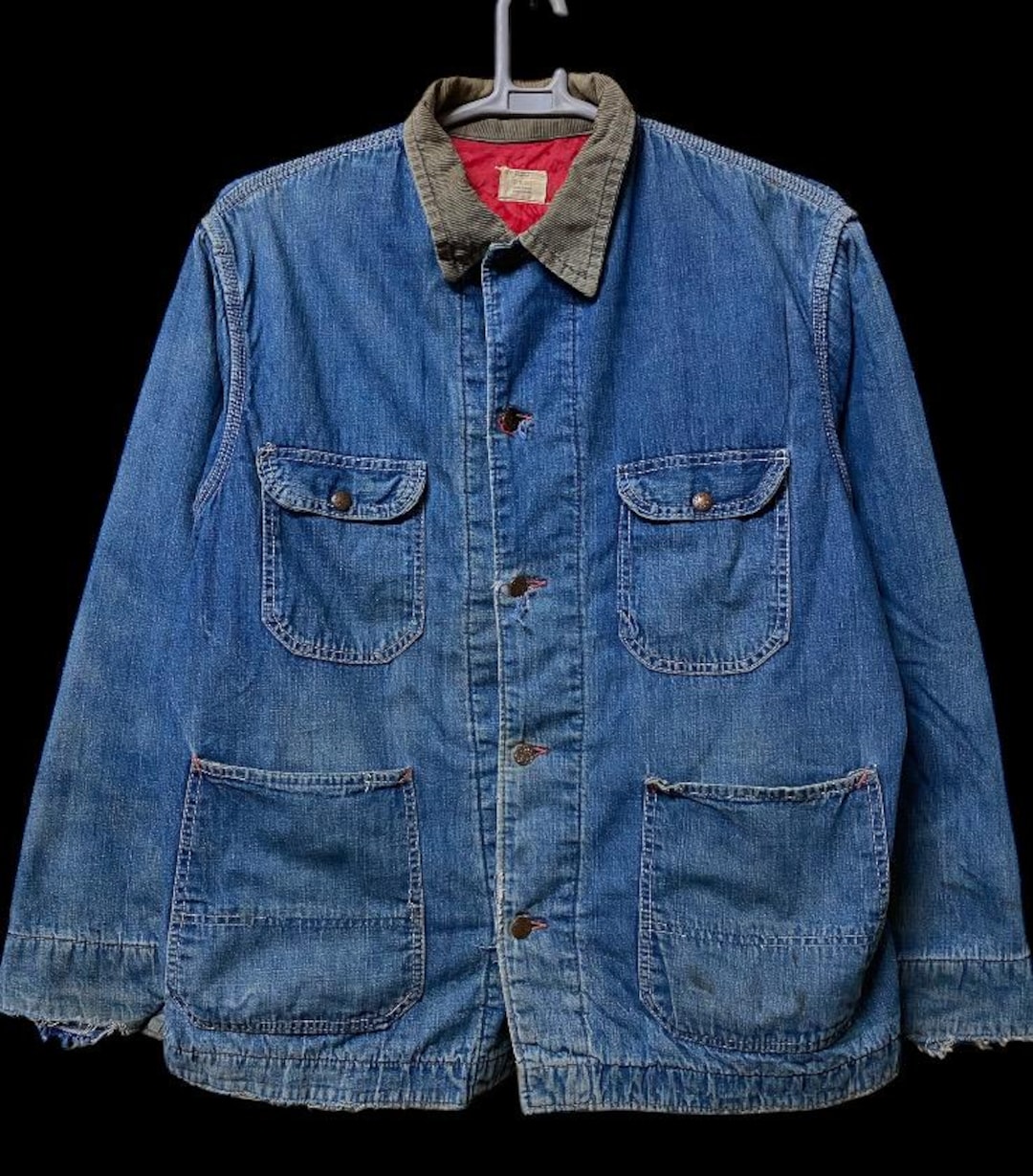 Vintage 60s Big Mac Jc Penny Union Made 100% Cotton Chore Denim
