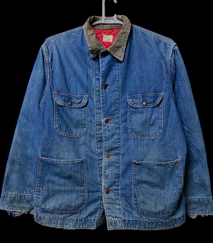 Vintage 60s Big Mac Jc Penny Union Made 100% Cotton Chore Denim