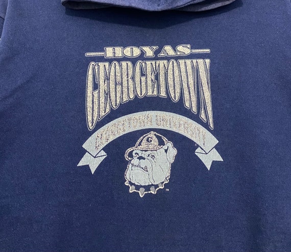 Vintage 80s Georgetown University Hoodie/ Georgetown