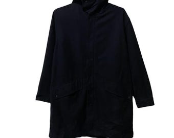 ジャケット・アウター CP COMPANY wool coat 90s made in italy Vintage C.P. Company Wool Grey Coat Very Rare made in Italy