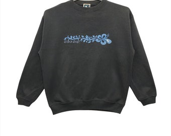 Vintage 90s T & C town and country hawaii surf design Hawaii surfboard sweatshirt M size