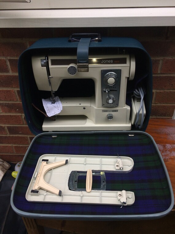 Jones Zig Zag Cylinder Arm Vintage Electric Sewing Machine Etsy
