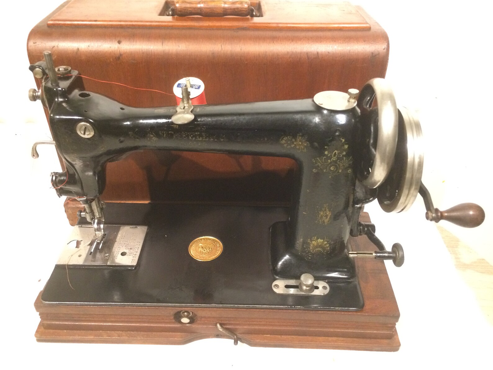 Vintage/antique Wheeler & Wilson D9 Sewing Machine Vintage Etsy UK