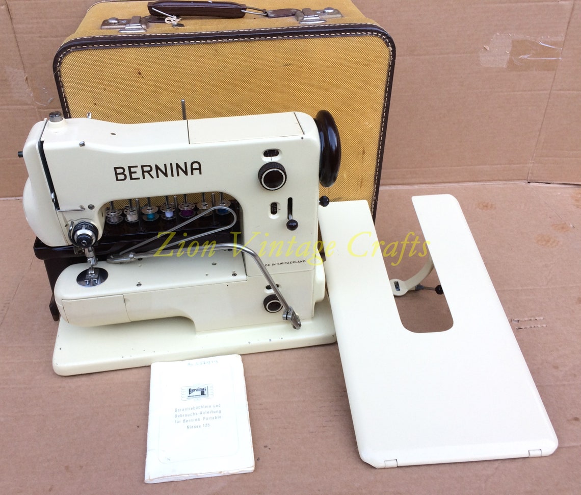 Vintage Bernina 125 Electric Sewing Machine Etsy