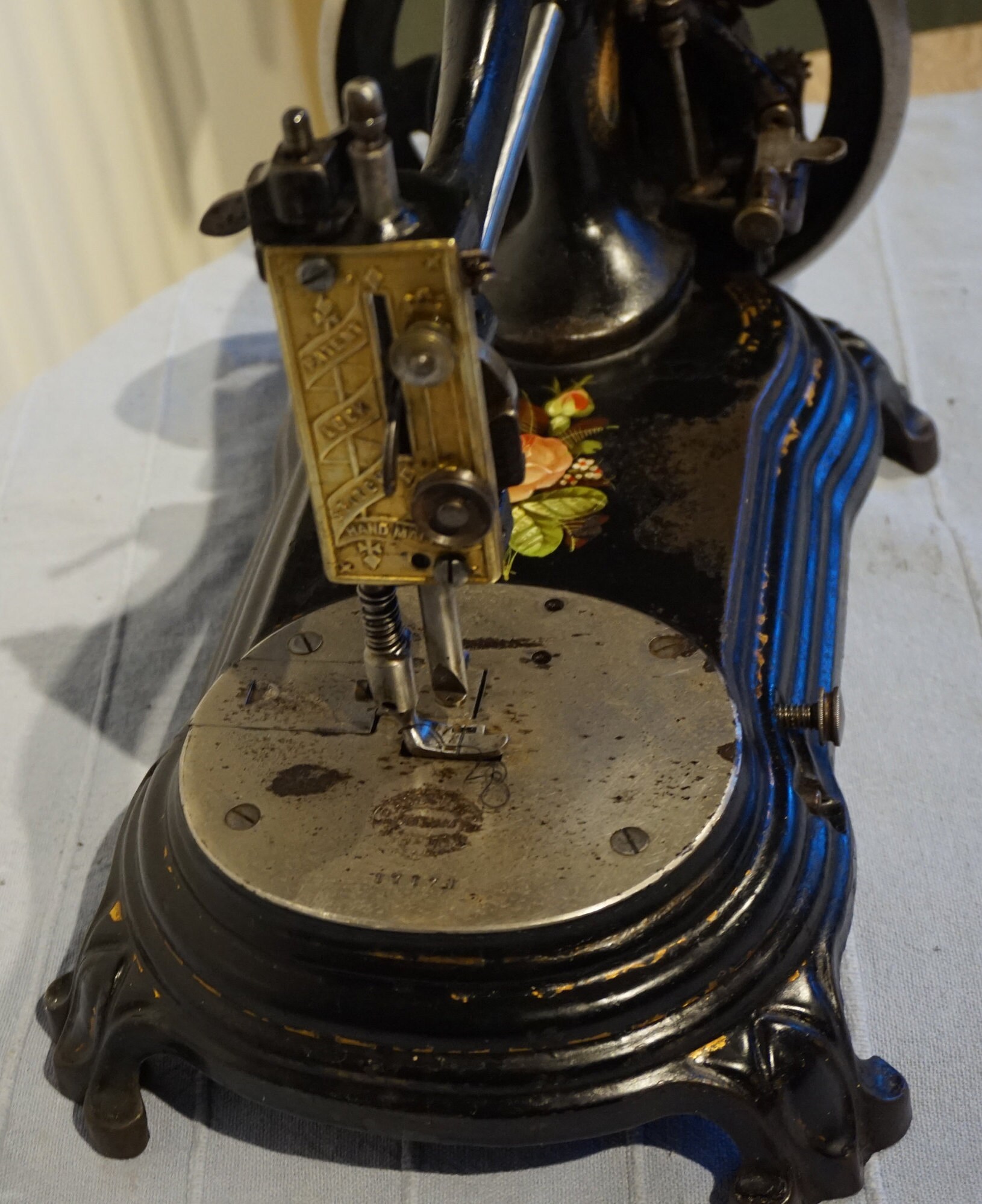 Antique Wellington Bradbury Sewing Machine Antique Etsy