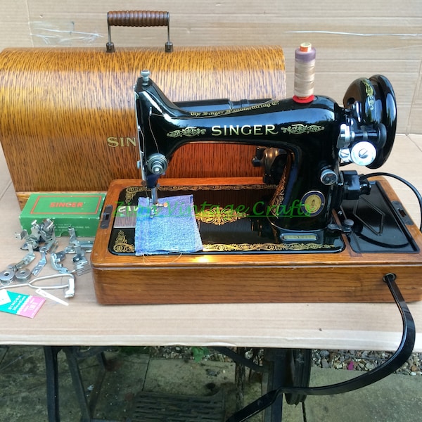 Hand Crank Singer Sewing Machine Etsy