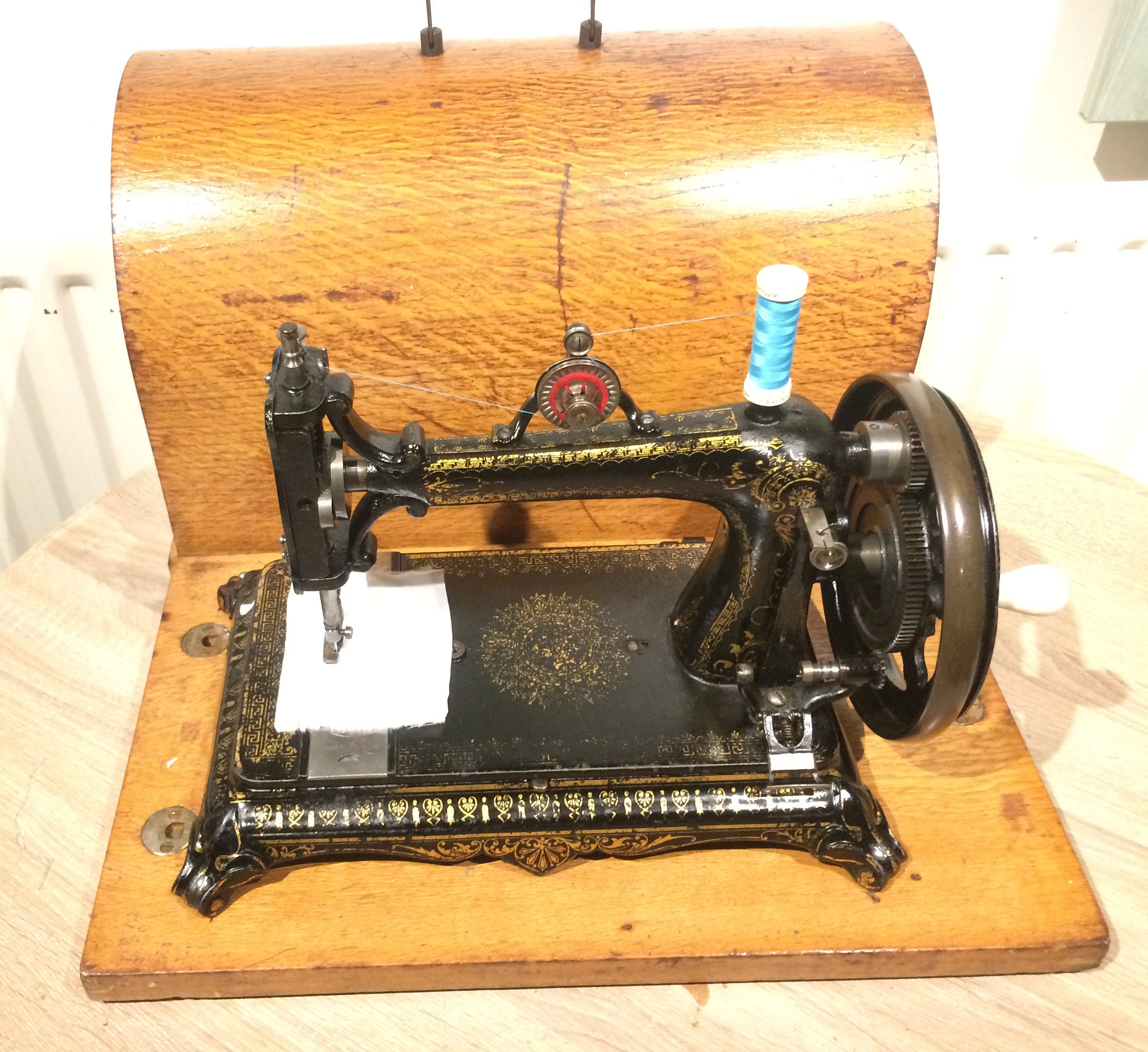 Harris Brunswick Antique Sewing Machine with Paw feet Antique Etsy