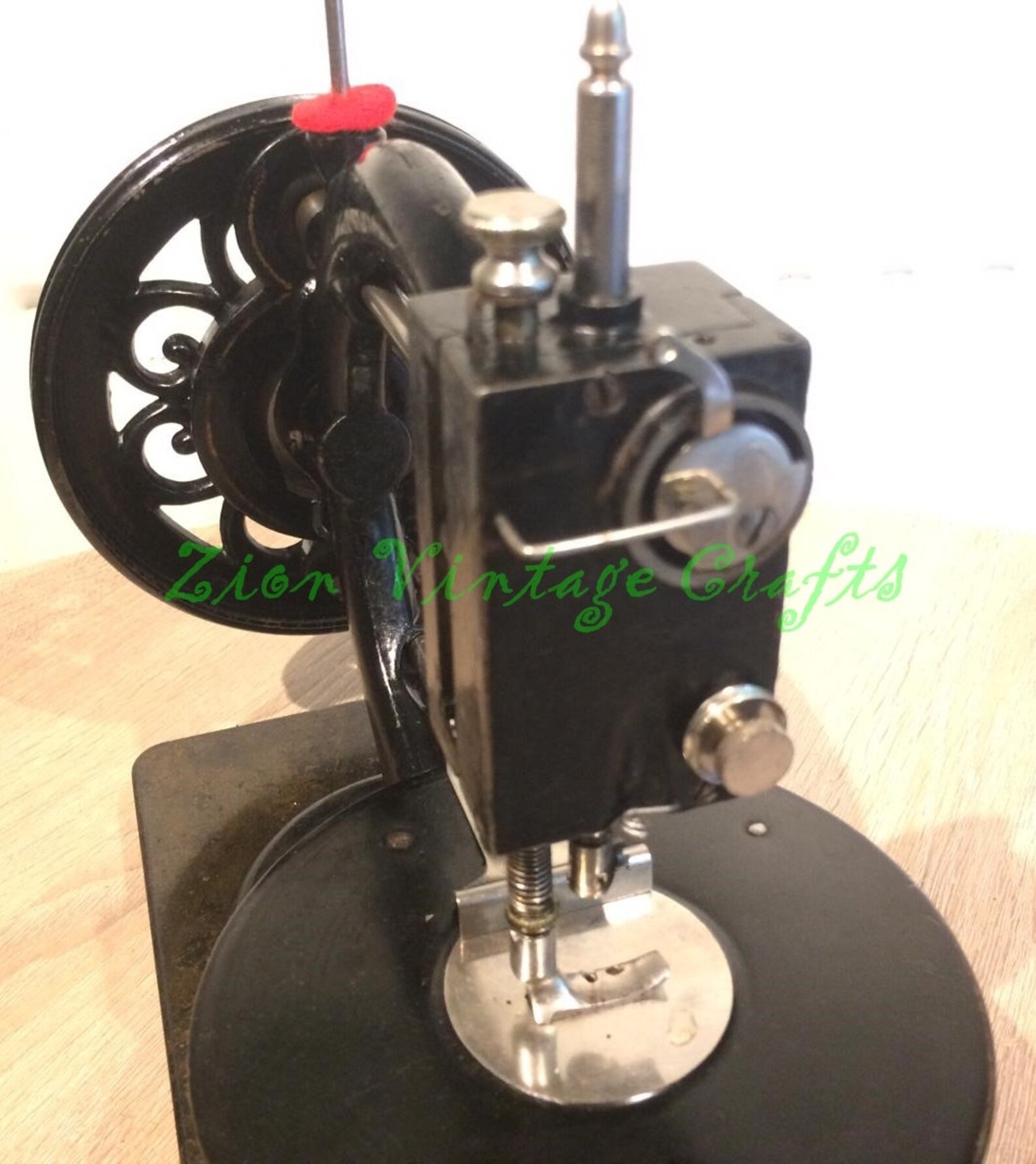 Antique Wanzer Sewing Machine Time Utilizer on Mable Base Etsy