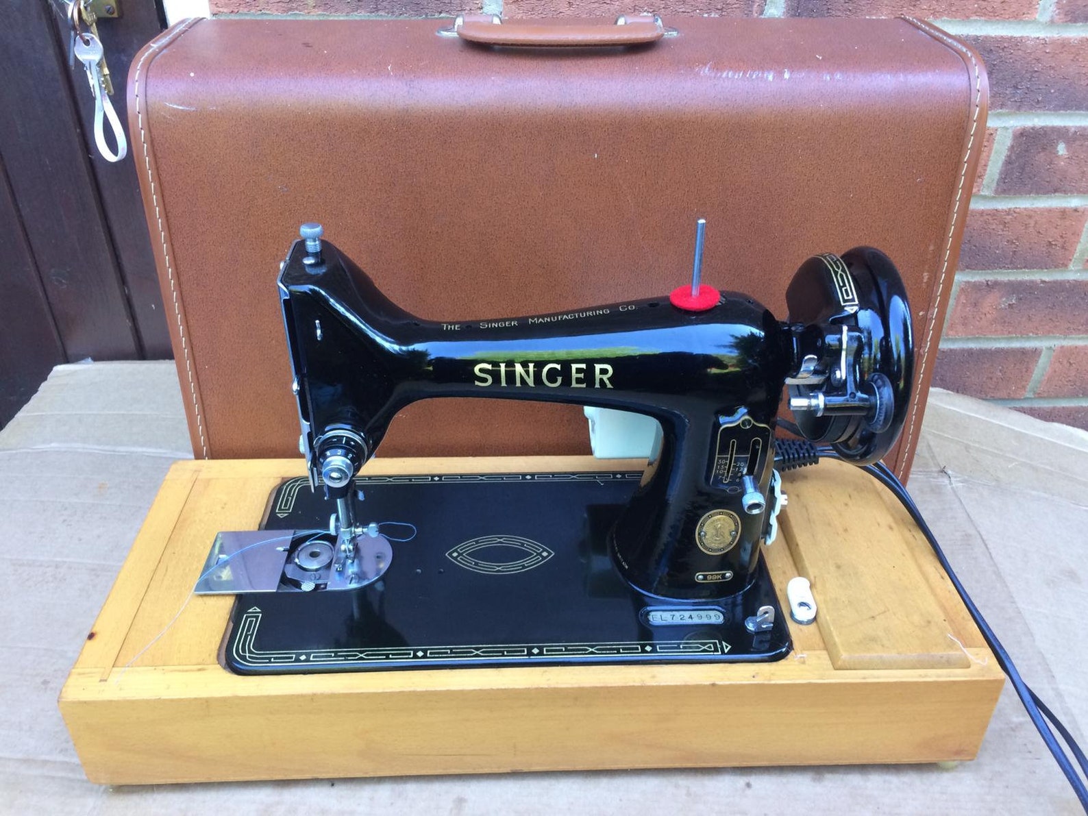 1956 Vintage Singer 99 99K Electric Sewing Machine Etsy UK