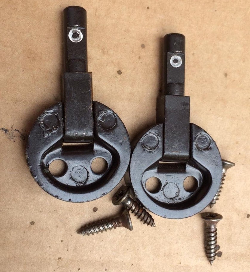 2 x Vintage Sewing Machine Hinges Set with 4 screws Etsy
