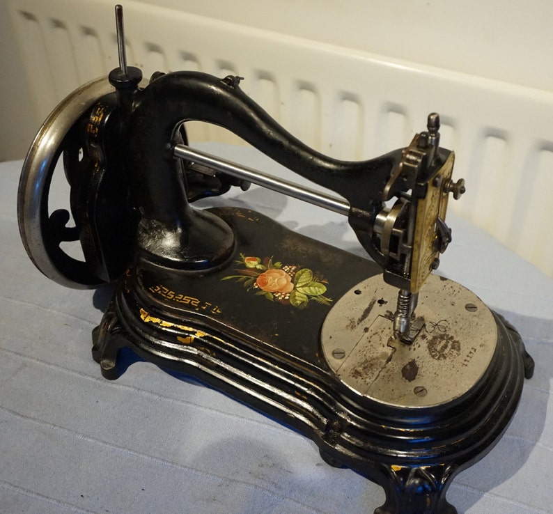 Antique Wellington Bradbury Sewing Machine Antique Etsy