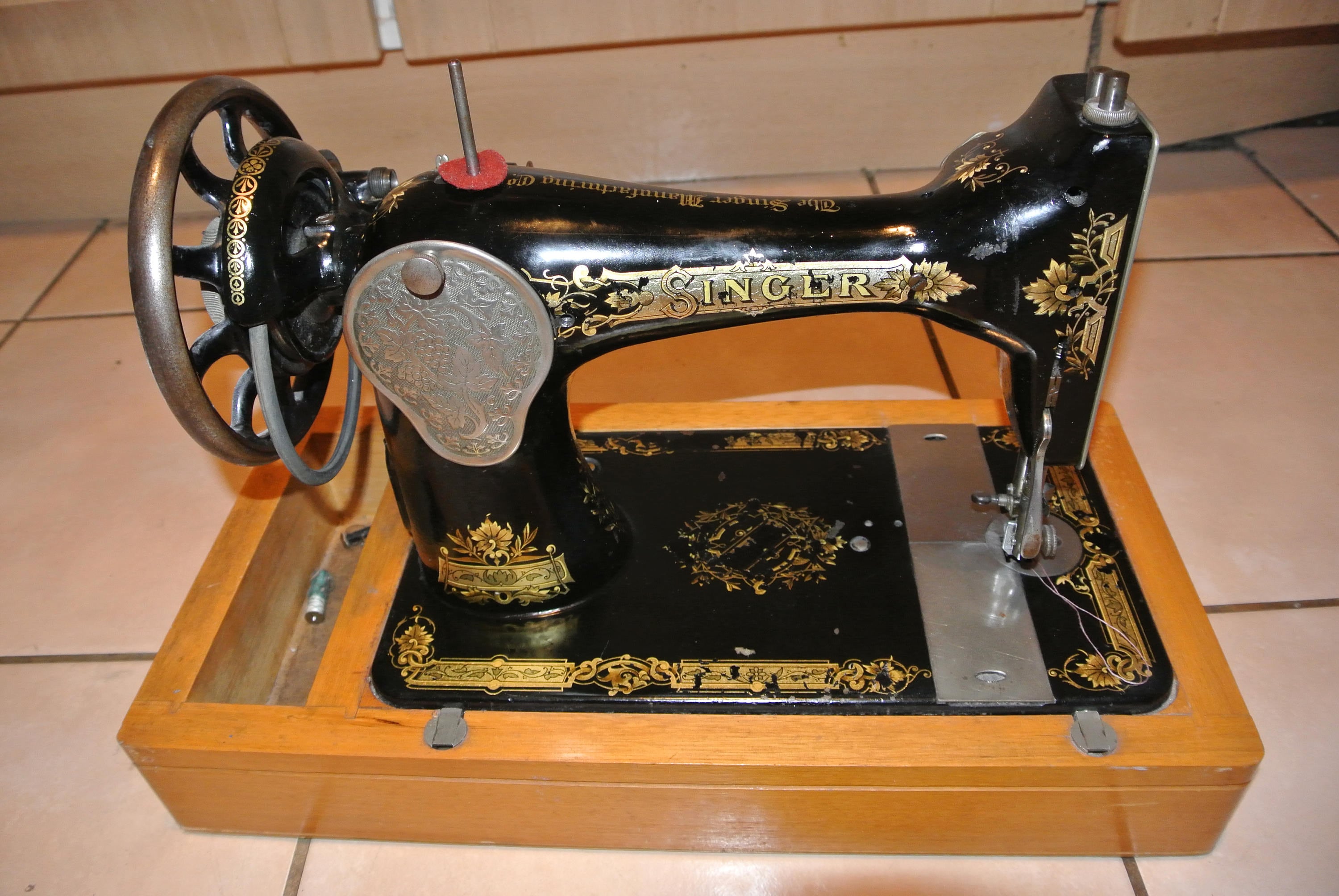 Original Antique Singer Sewing Machine Model 28 Commissioned