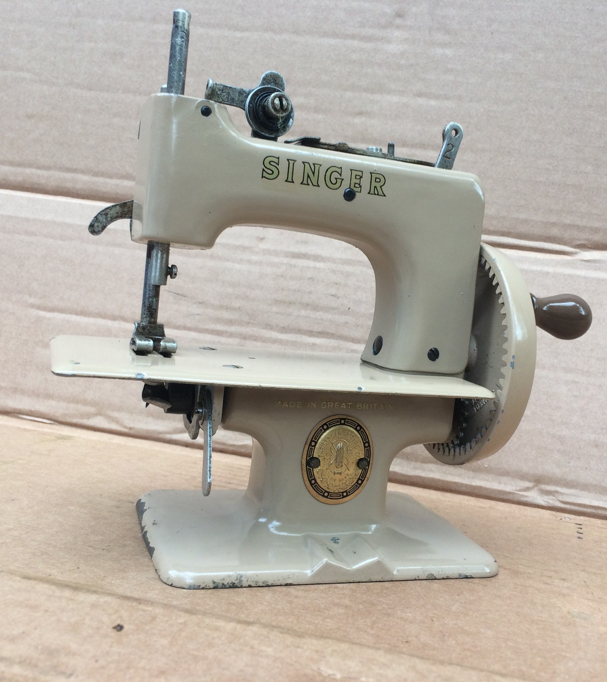 Antique/vintage Singer Sewhandy Miniature/toy Sewing Machine Etsy