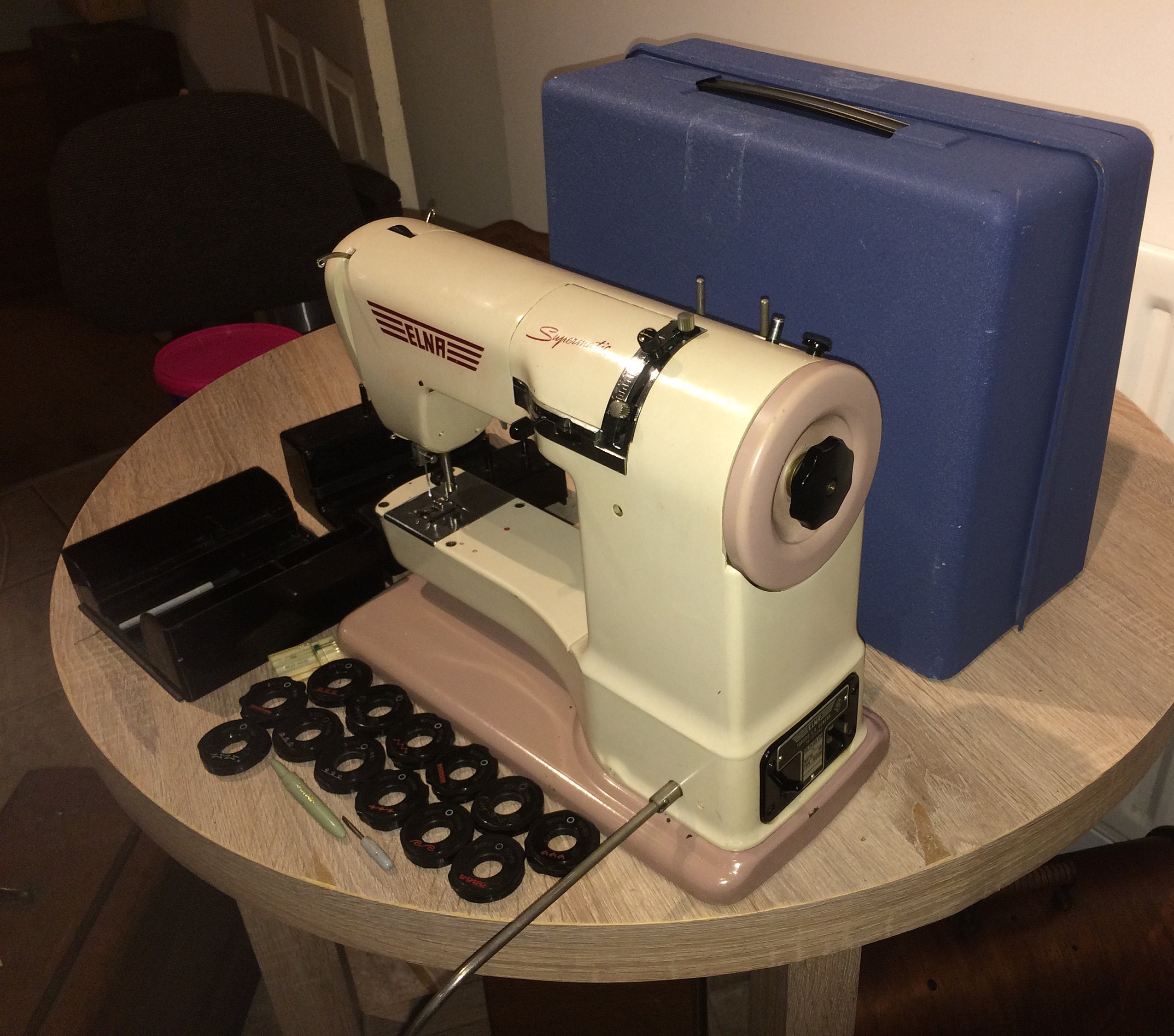 ELNA Supermatic FREE ARM Sewing Machine Decorative stitch Etsy