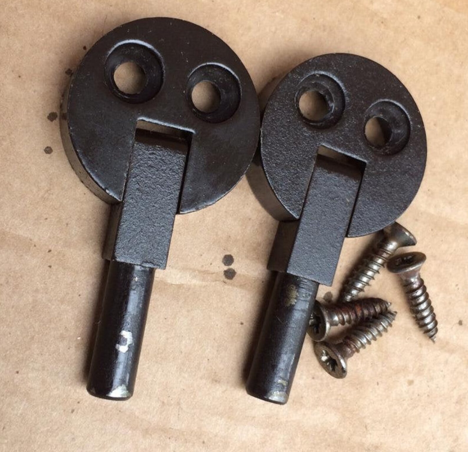 2 x Vintage Sewing Machine Hinges Set with 4 screws | Etsy