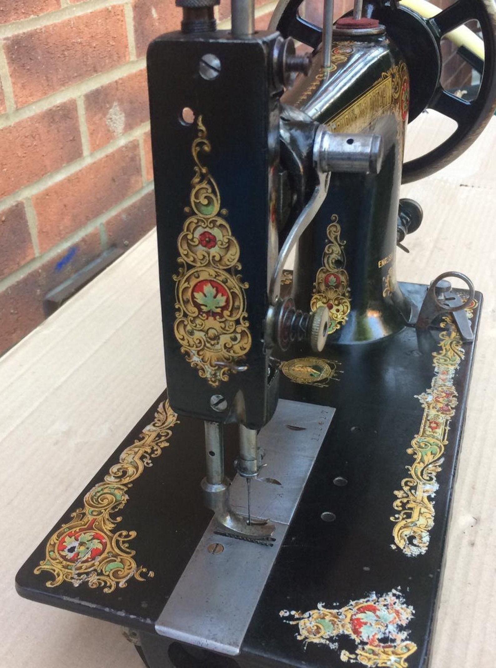 Antique Bradbury's No 2 Rotary Sewing Machine Retro Etsy