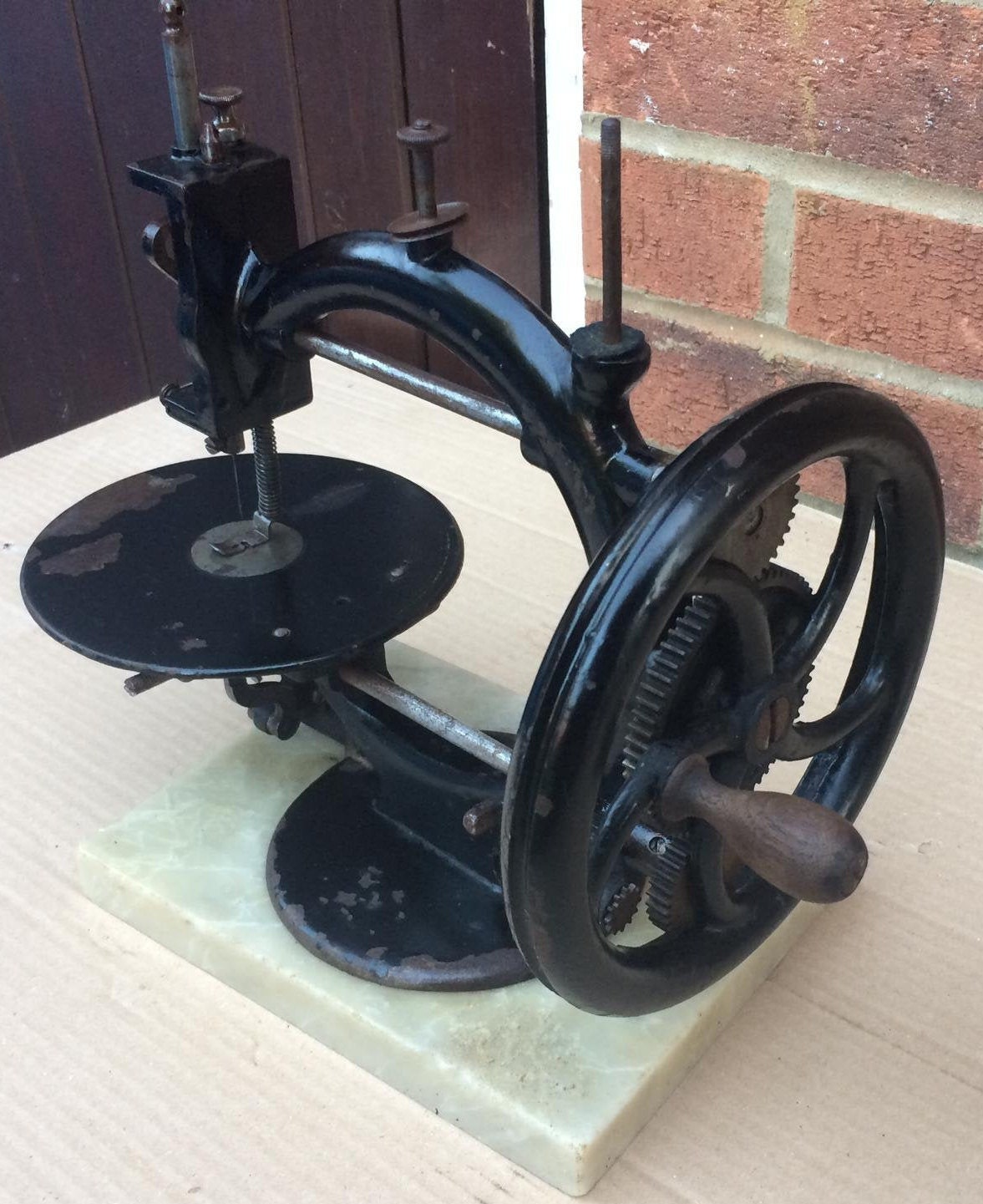 Antique 1870s Little Wanzer Time Utilizer Sewing Machine Etsy UK