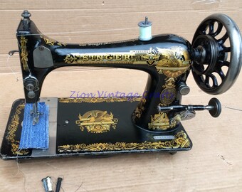 Vintage Singer 15, 15K Semi Industrial Heavy Duty Sewing Machine