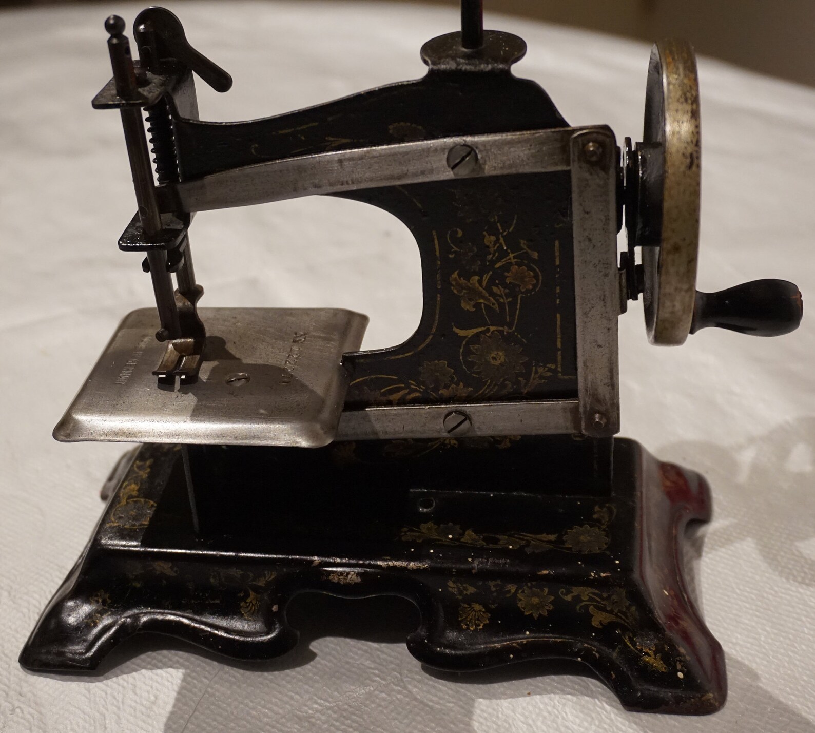 Antique Miniature Sewing Machine GERMAN Toy Hand Crank Etsy UK