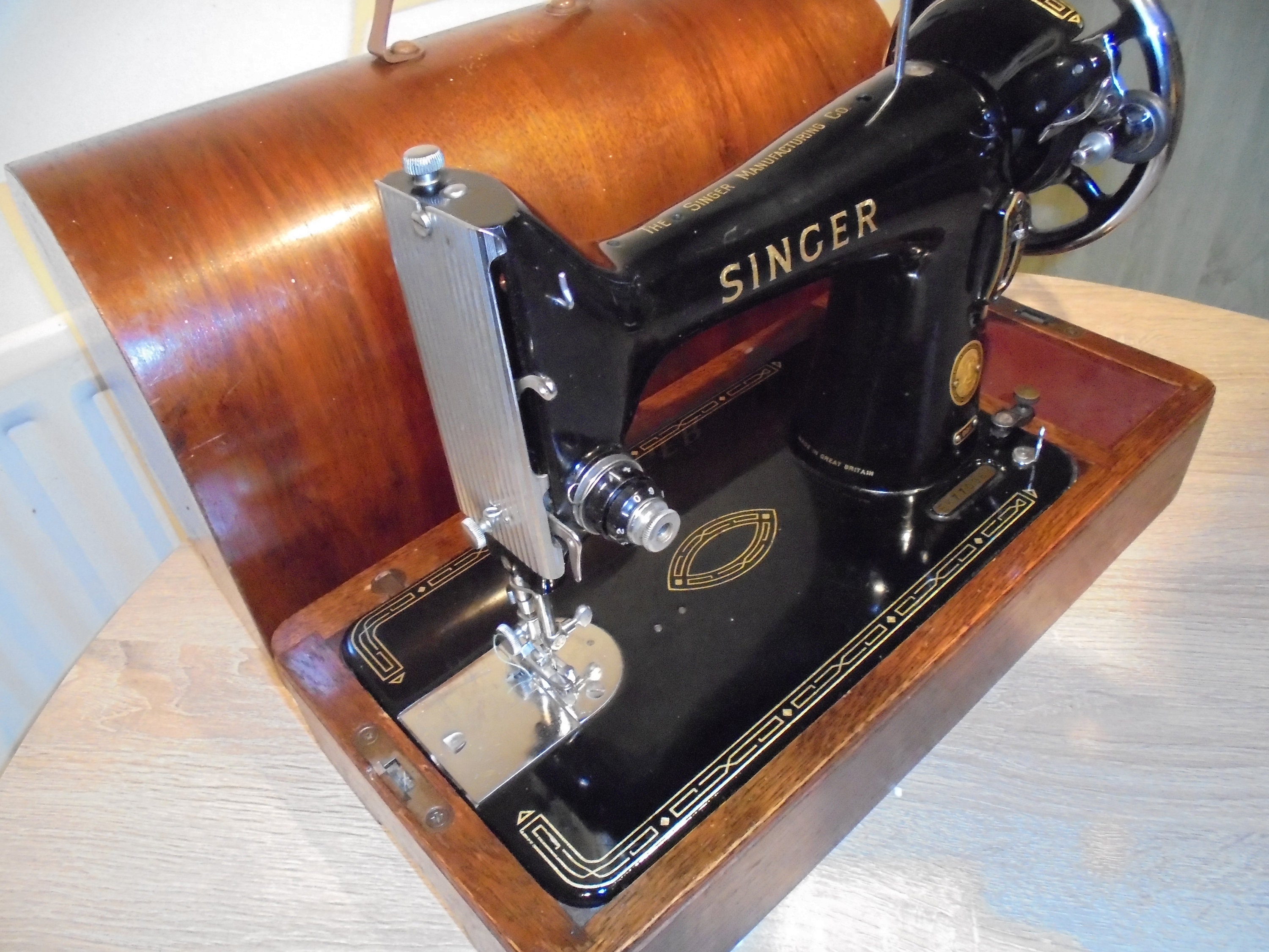 Antique Singer 99K Sewing Machine With Beautiful Filigree Etsy