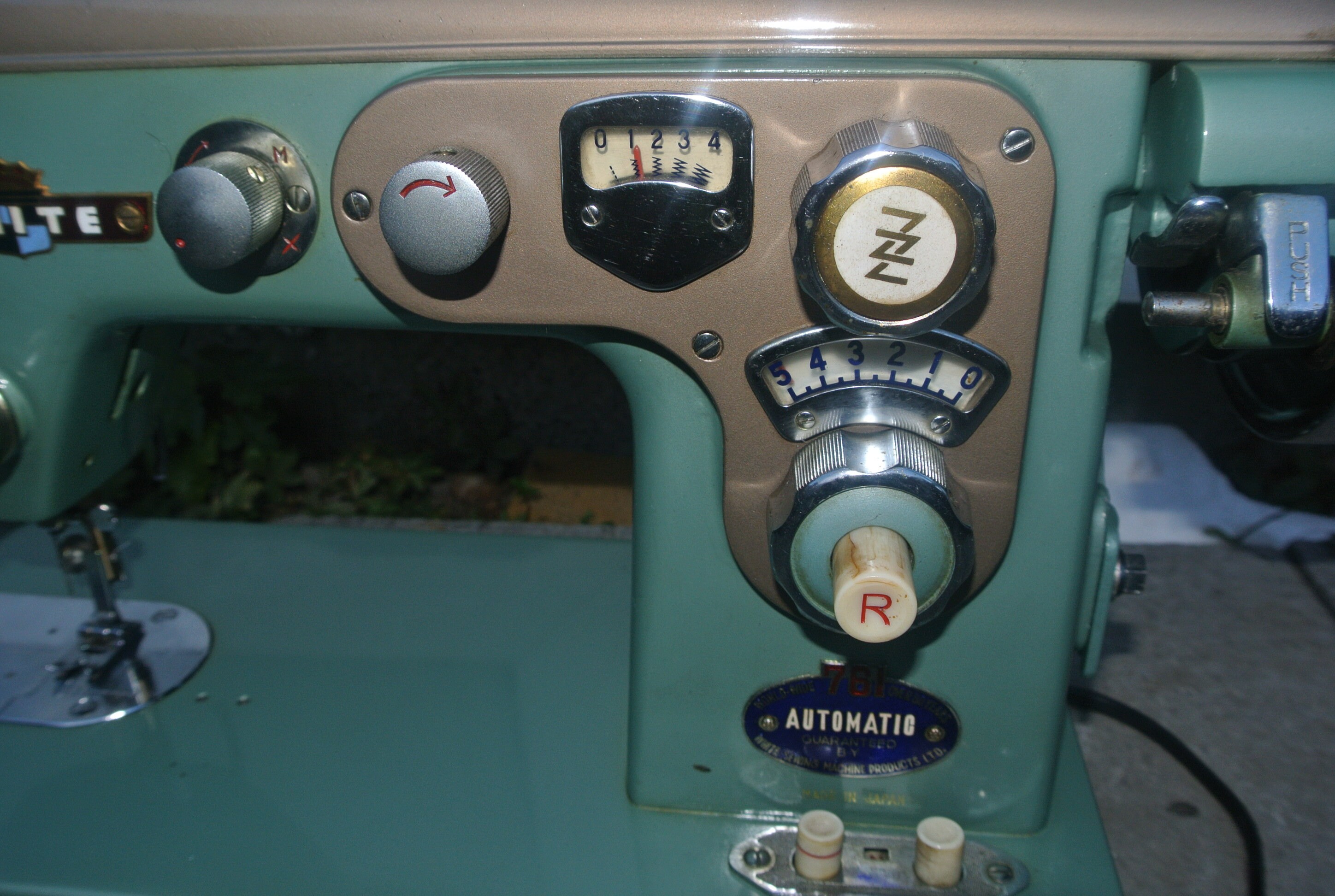 White 761 Automatic Zig Zag Vintage Sewing Machine Vintage Etsy