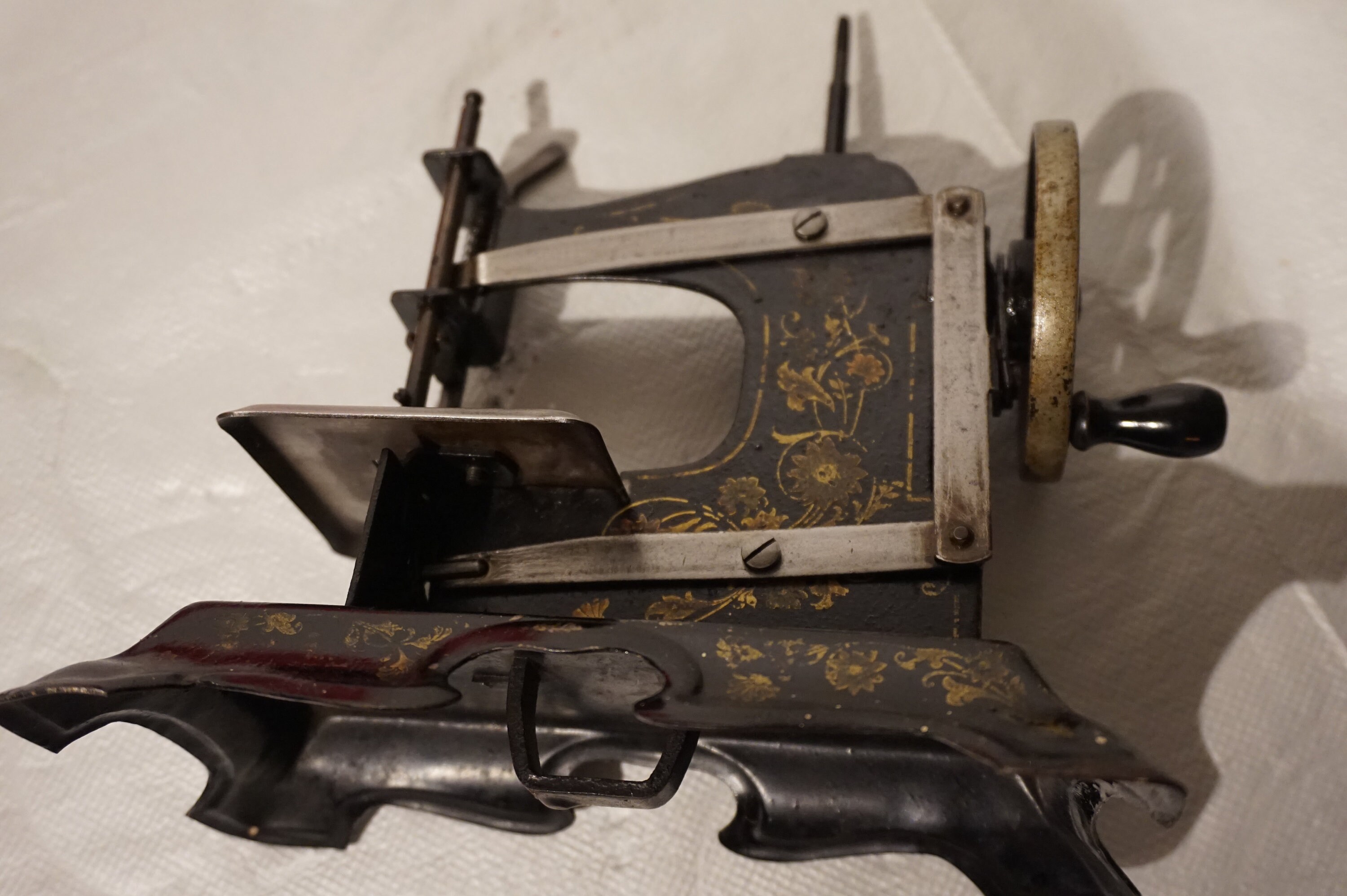 Antique Miniature Sewing Machine GERMAN Toy Hand Crank Etsy UK