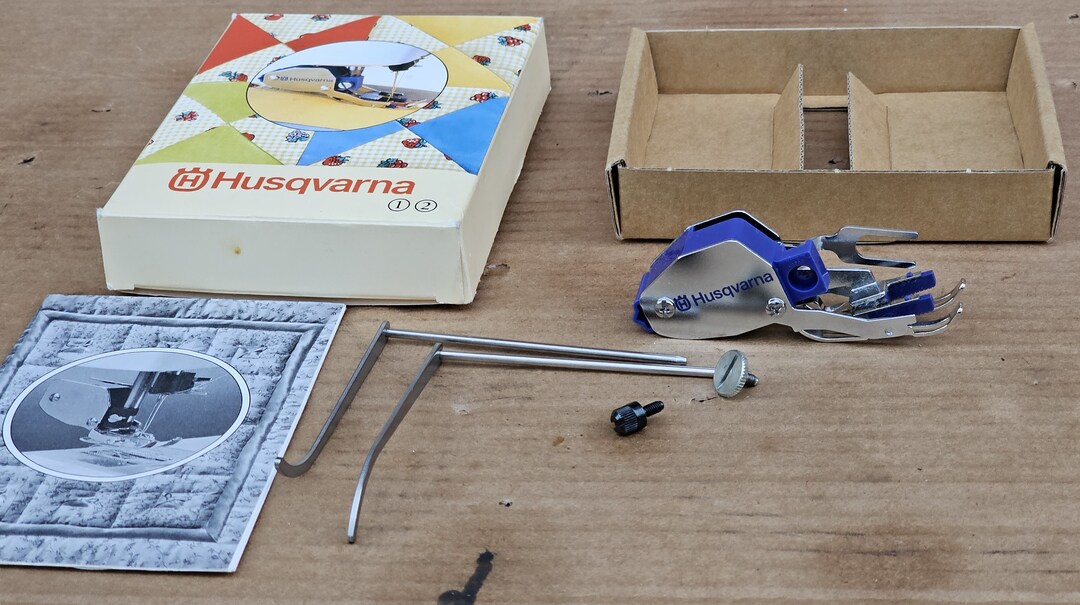 Husqvarna Walking Footwith Original Storage Box & Instruction Etsy