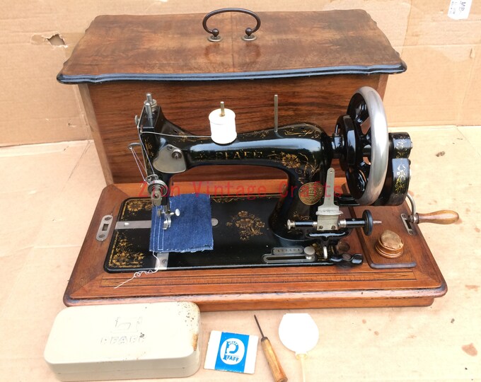 Pfaff Model R Hand Crank Sewing Machine Etsy