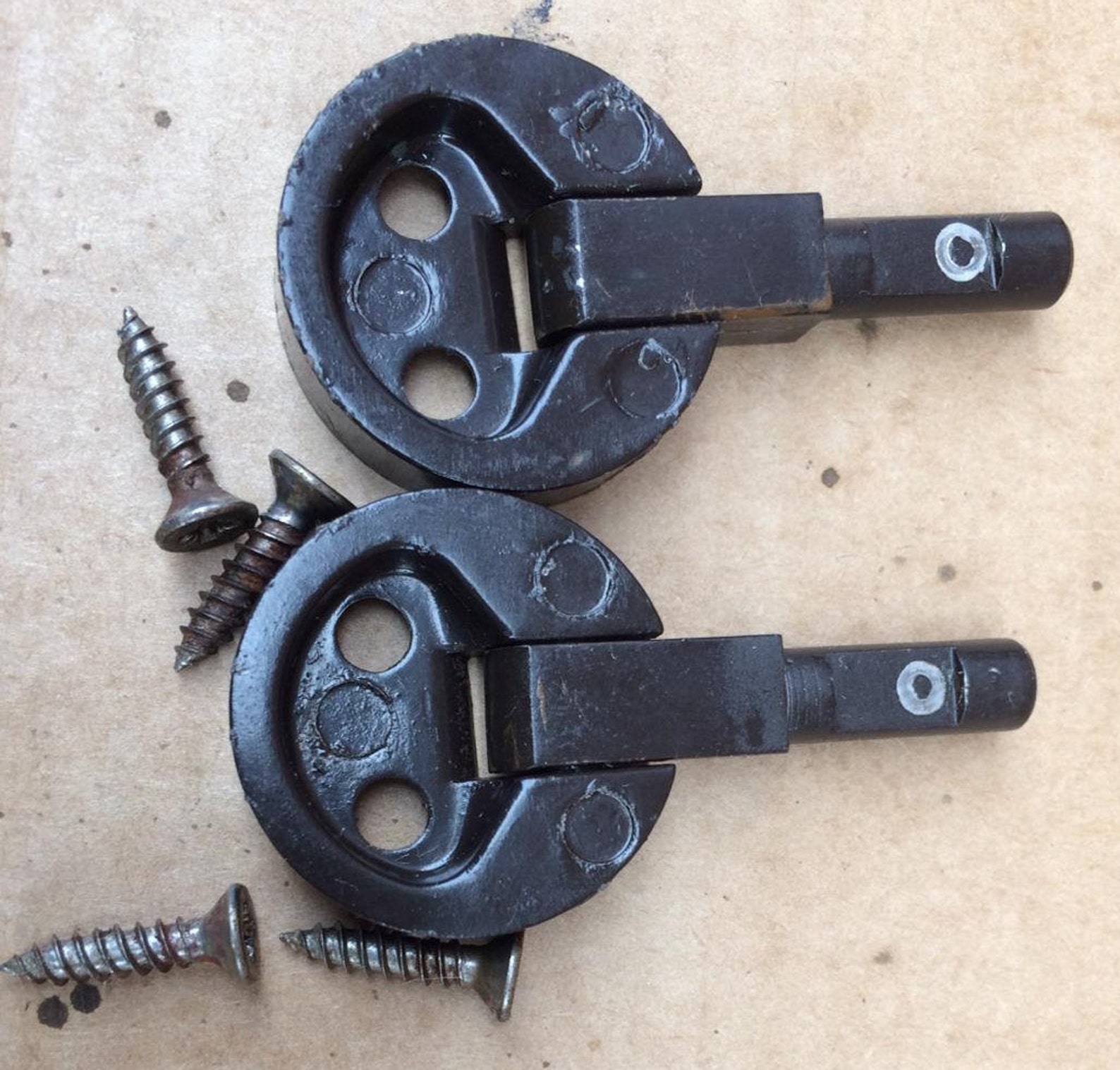 2 x Vintage Sewing Machine Hinges Set with 4 screws Etsy