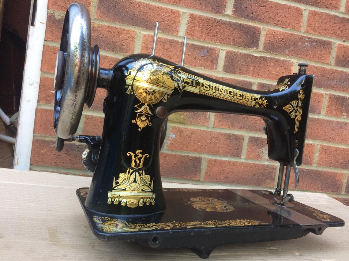 1899 Singer 27K Hand Crank Vintage Sewing Machine for Home Etsy