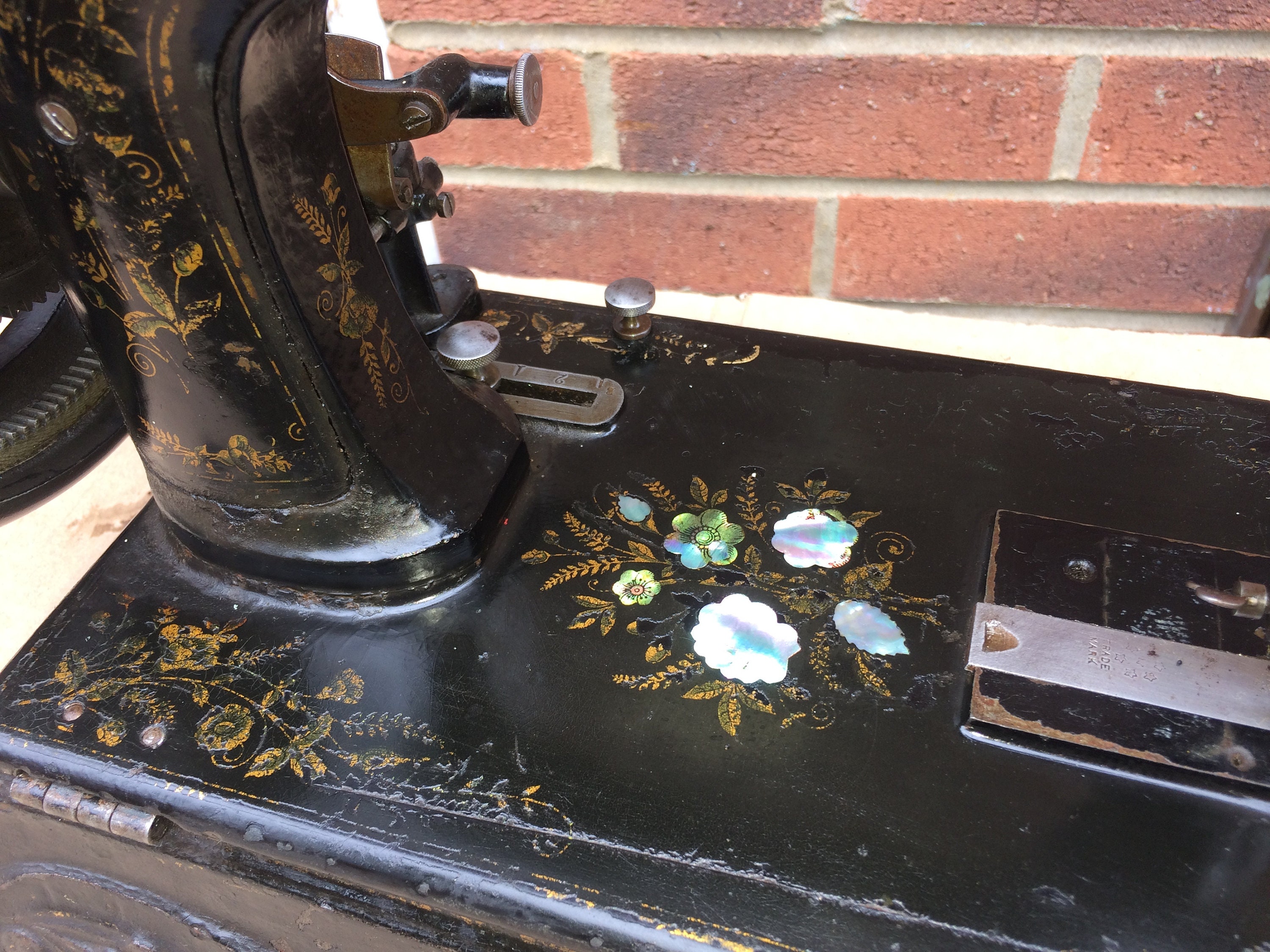 Rara máquina de coser antigua Saxonia, máquina de coser coleccionable  vintage, piezas de costura vintage -  México