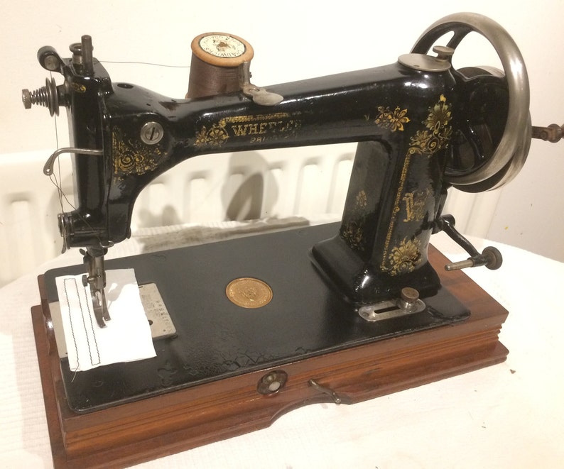 Antique Wheeler & Wilson Number D9 Sewing Machine Vintage Etsy
