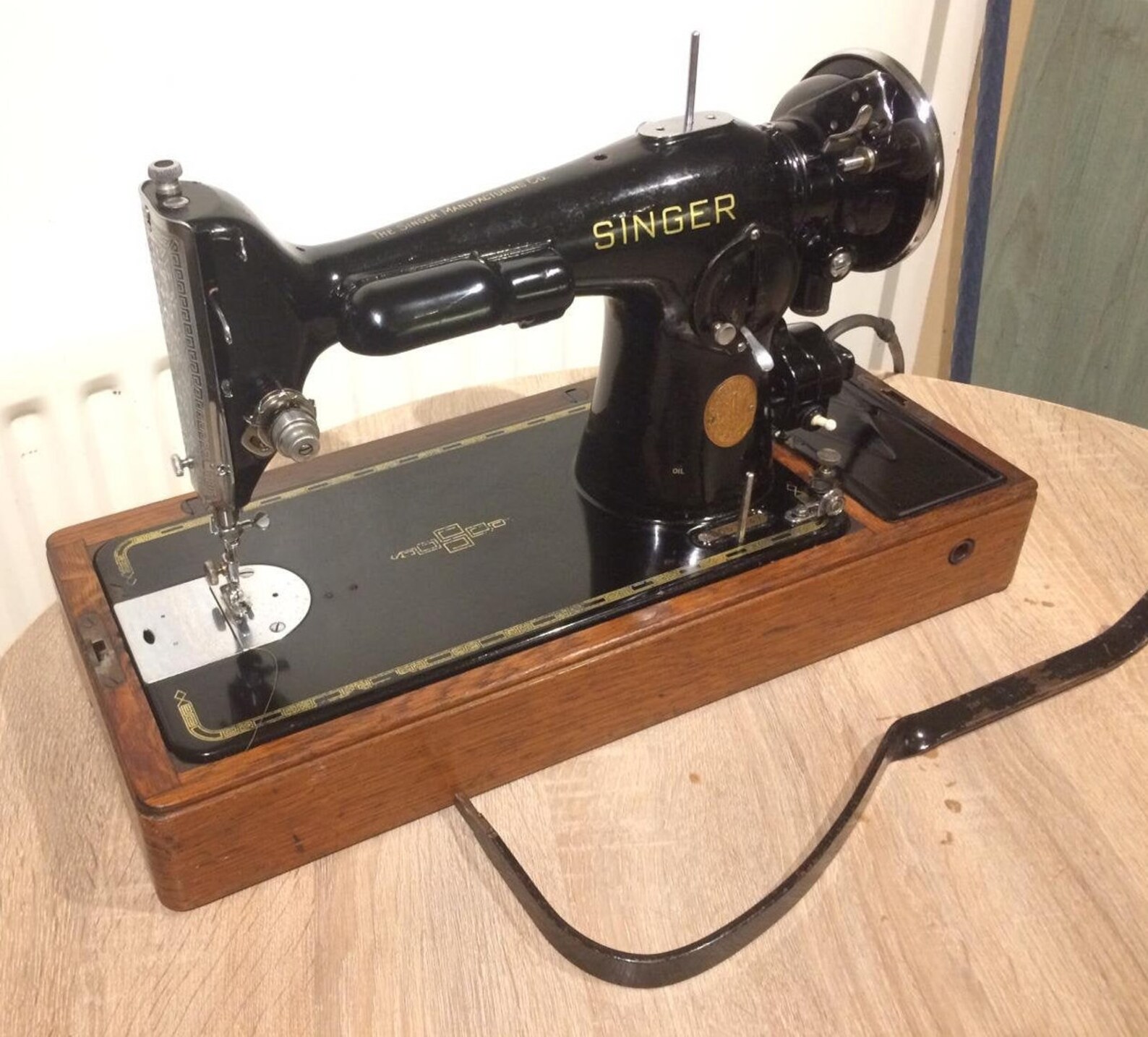 Vintage Antique Electric Singer Sewing Machine Model 201K2 Etsy