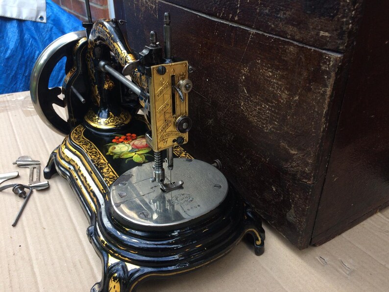 Antique Bradbury Duke of Wellington Sewing Machine Antique Etsy