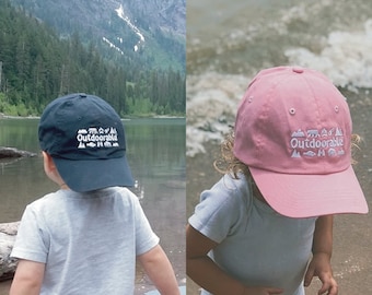 OUTDOORABLE (3 Farben) – Kleinkind, Baseballmütze, Camping, Wandern, Berge, Kleinkind-Jungenmütze, Kleinkind-Mädchenmütze, Mädchenmütze, Jungenmütze, Kinder