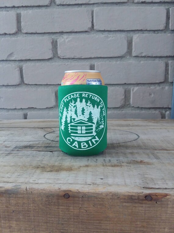 If Lost Please Return To The Cabin Insulated Drink Sleeve Etsy