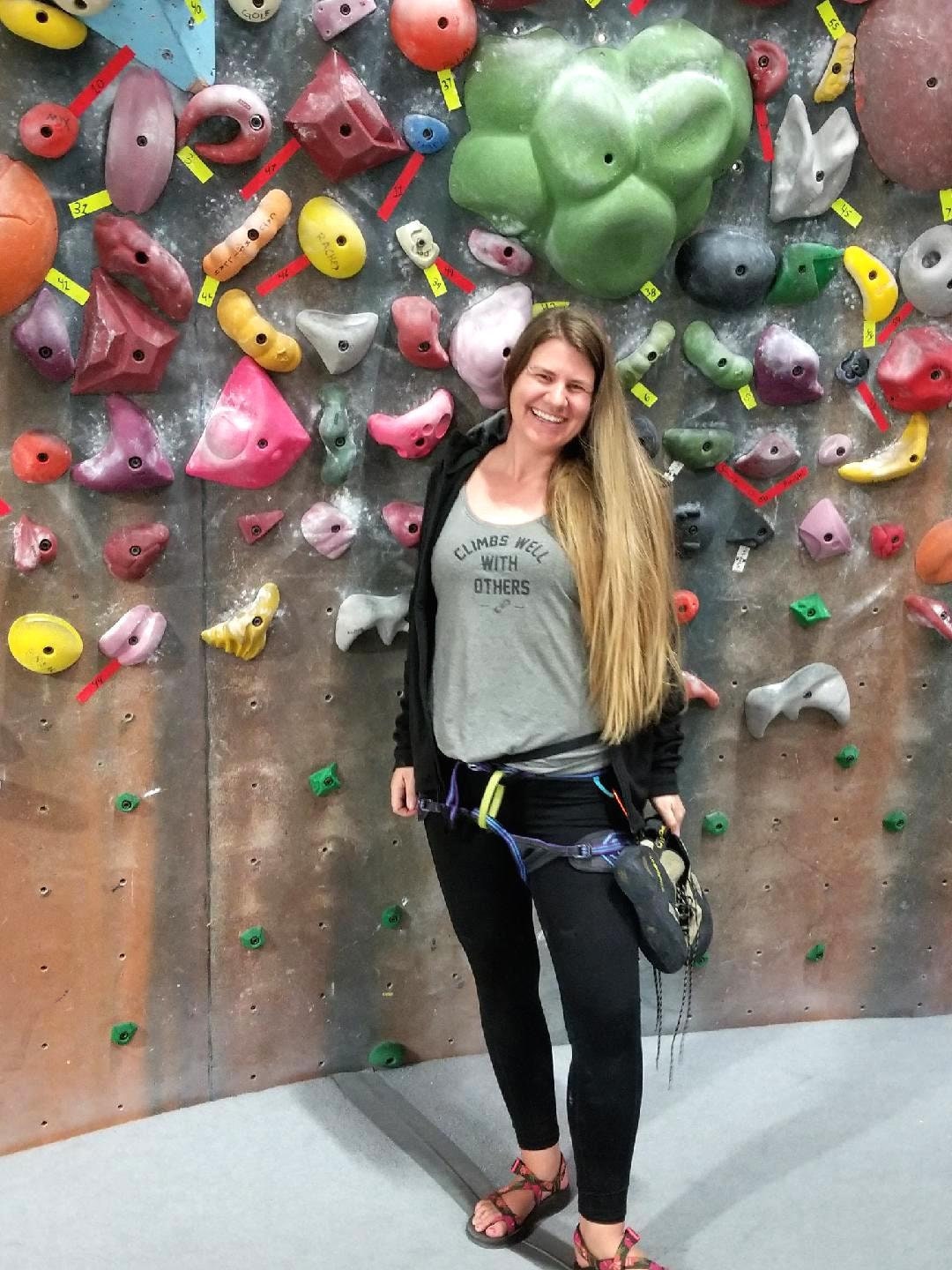 CLIMBS WELL With OTHERS / Rock Climbing Tank / Mountain Tank / | Etsy