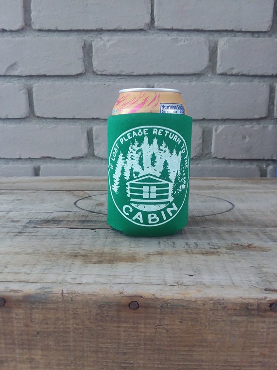 If Lost Please Return To The Cabin Insulated Drink Sleeve Etsy