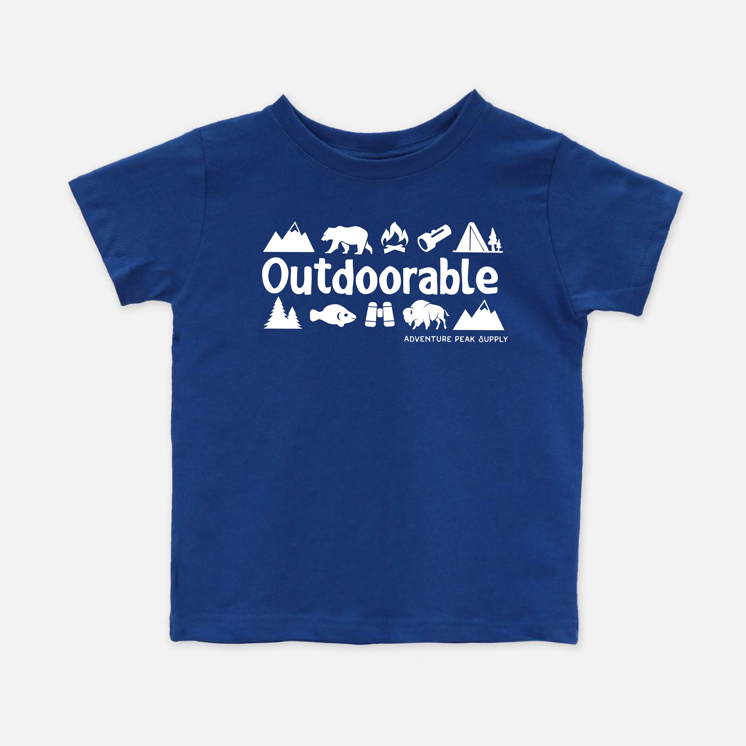 Buy Boy and Girl Colors, Outdoorable Baby Boy, Girl Shirt, Outdoor  Adventures, Camping, Fishing Shirt, Mountains, Kids Hiking Shirt, Explore  Online in India 