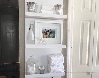 Kitchen Shelf Open Shelving Shelf For Bathroom Floating Etsy