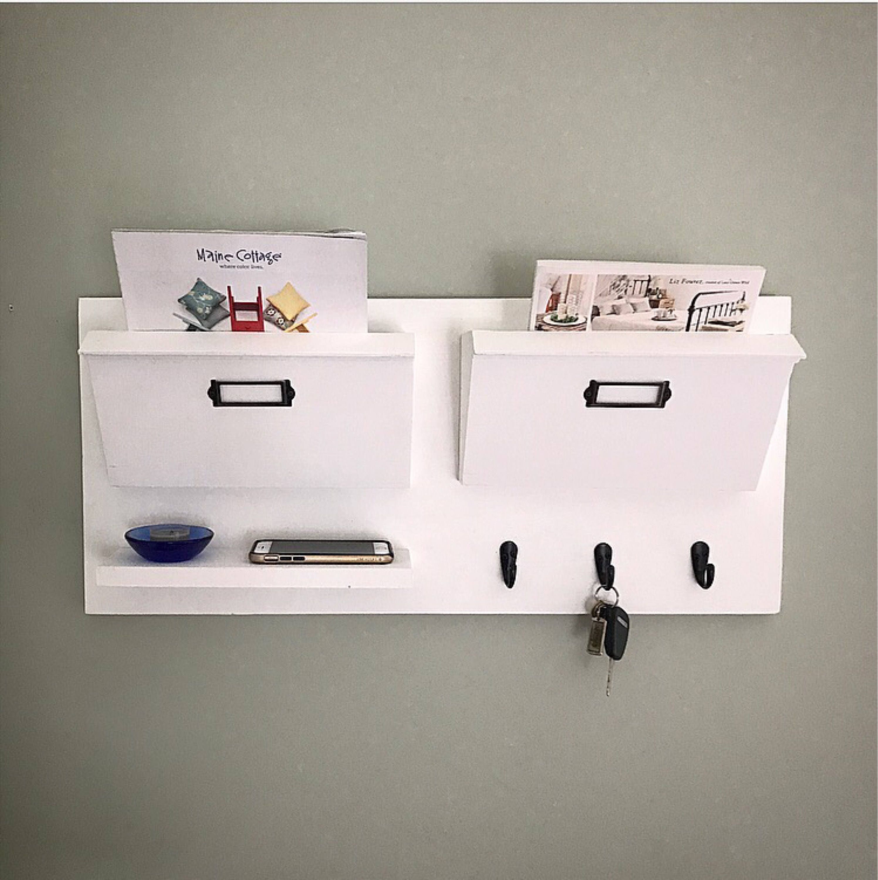 Entryway Organizer for mail Mail Organizer Hanging Mail Etsy