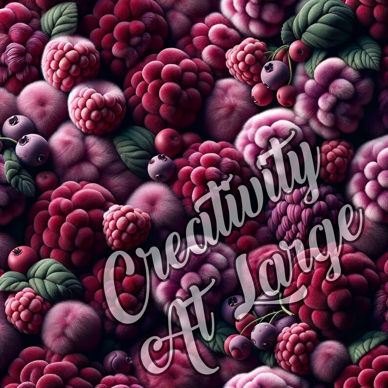 Etsy's Pick Color of the Year berry 2024plush Berry Digital Collection