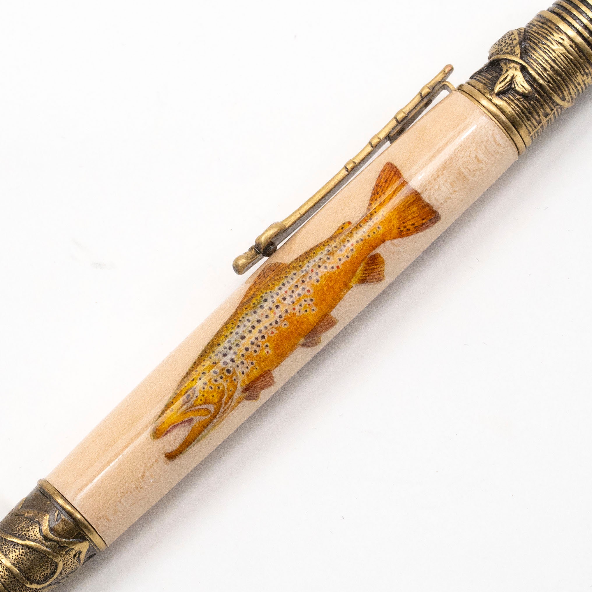 Fly Fishing Curly Maple Trout Ballpoint Gift Pen - Etsy