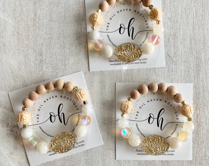 Vintage Beads Dreamy Diffuser Bracelet Aromatherapy Essential Oil ...