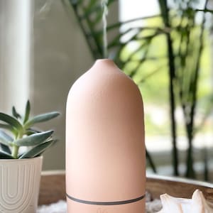 Diffuseur d'huiles essentielles en céramique ~ Diffuseur d'aromathérapie ~ Huiles essentielles ~ Décoration d'intérieur ~ Parfum d'intérieur ~ Cadeau holistique ~ Bohème ~ Humidificateur