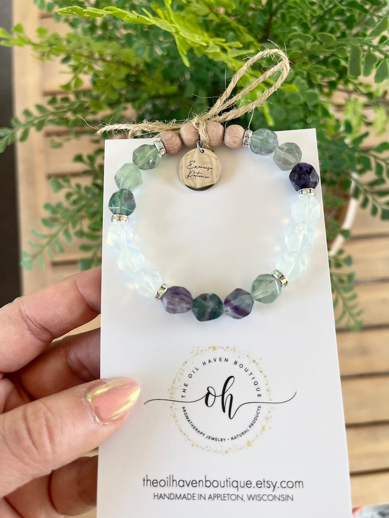 Exercise Patience Aromatherapy Diffuser Bracelet Convention Bracelet Essential Oil Bracelet JW Baptism Bracelet image 1