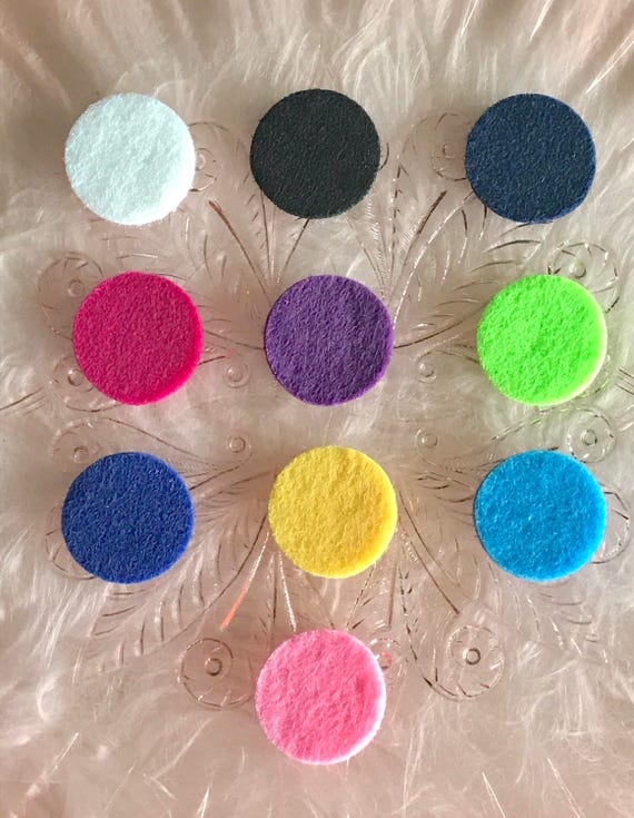 22.5mm Colorful Felt Pads for 30mm Diffuser Lockets