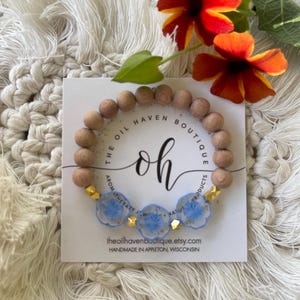 Blumen Diffuser Armband für Kinder: Rosenholz Aromatherapie, Schmuck für ätherische Öle