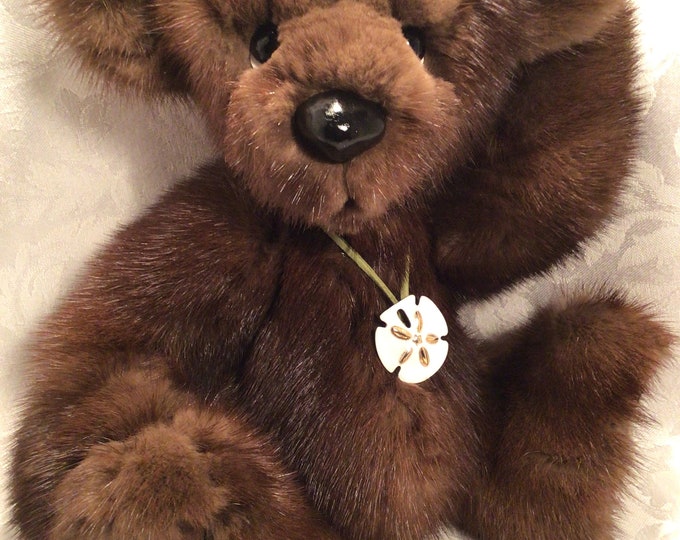 Real Mink Teddy Bear by Dabears Etsy